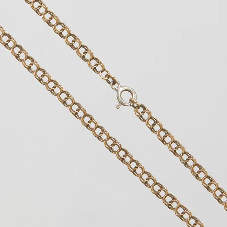 Collier Bismarck längd 44cm, bredd 4mm, lås i silver, 8K, Vikt: 6,1g Vikt: 6,1 g