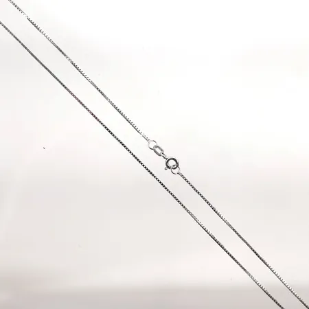 Kedja Venezia längd 42cm bredd 1mm vitguld 18k 3,3g Vikt: 3,3 g