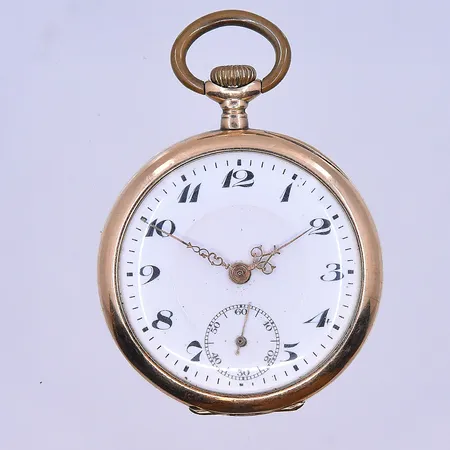 Fickur Ø33 mm manuell, inre boett metall 14K.