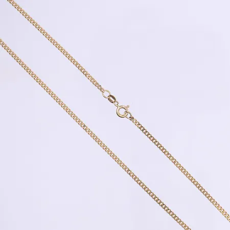 Halskedja Pansar Balestra längd 46cm bredd 3mm 18K Vikt: 8,3 g