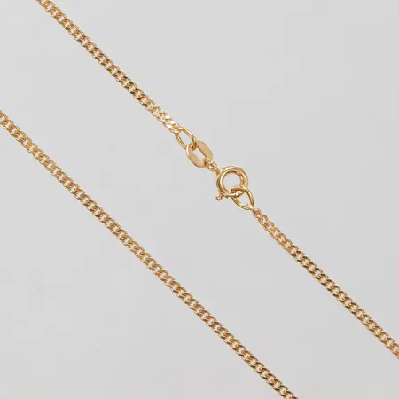 Kedja Pansar längd 60cm, bredd 2mm, GHA, 18K, Vikt: 6,7g.