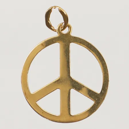Hänge Peace, Ø17mm, 18K  Vikt: 0,8 g