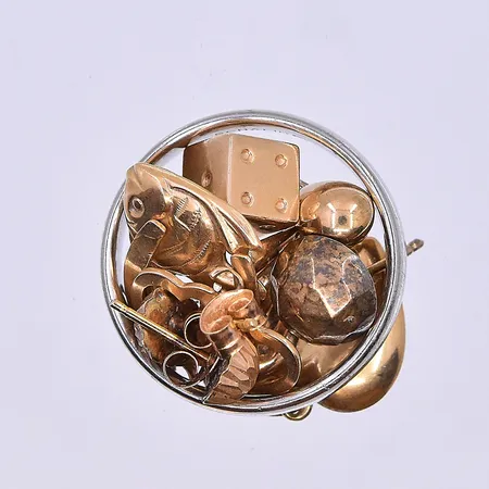 Diverse guld, 18K. Vikt: 12,4 g