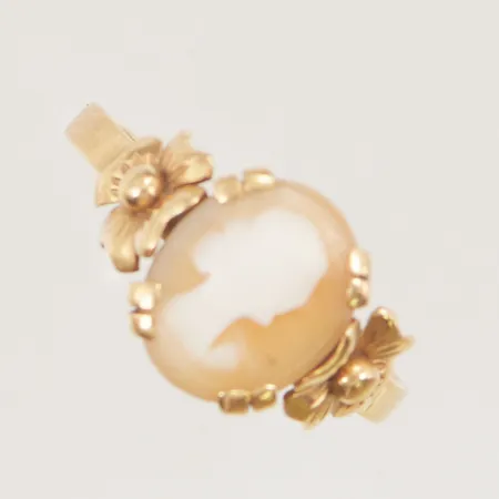 Ring Kamé stl:17 bredd 10mm skev skena 18K 2,8g.