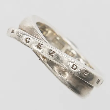 Ring Efva Attling Pencez de Moy, stl: 16½, silver 925/1000 Vikt: 9,4 g