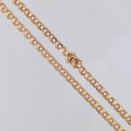 Collier Bismarck 44,5cm Westerback Helsingfors år 1971, 14K Vikt: 14,1 g