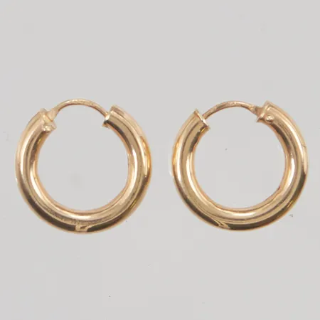 Örhängen creoler 16mm 18K 1,8g.