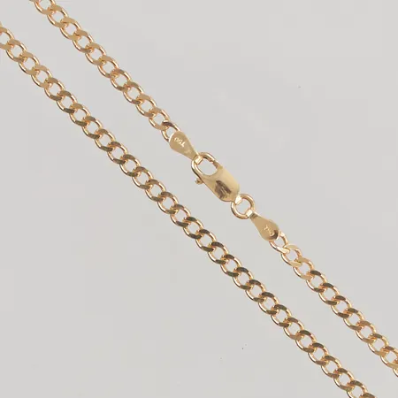 Kedja pansar 50cm bredd 3,1mm 18K 11,5g.