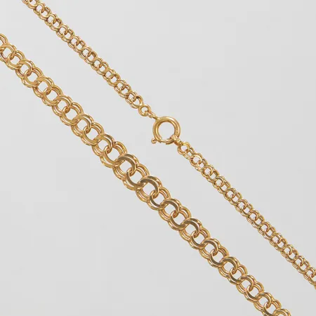 Collier Bismarck längd 44cm, bredd 3-7mm, 18K, Vikt: 12,2g Vikt: 12,2 g