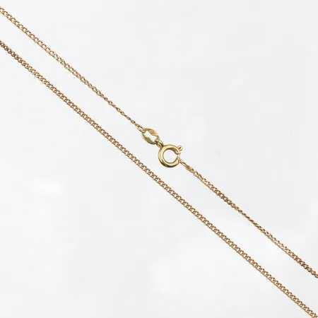 Collier Pansar,längd ca 49 cm,bredd 1.2 mm,18k. Vikt: 2,5 g