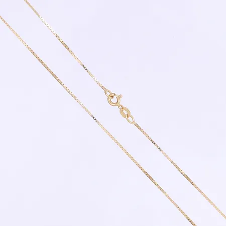 Halskedja Venezia 38cm, bredd 1mm, 18K Vikt: 2,5 g