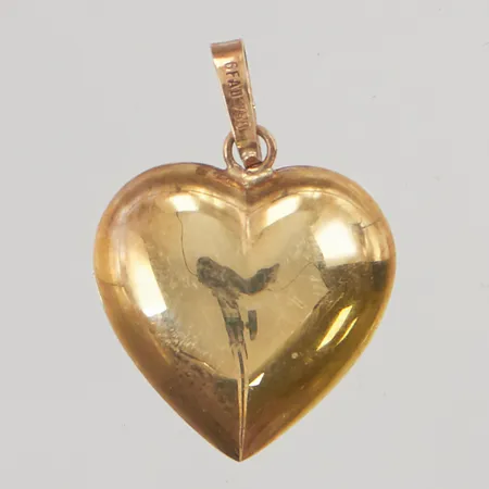 Hänge "hjärta" 16mm 18K 1,1g.