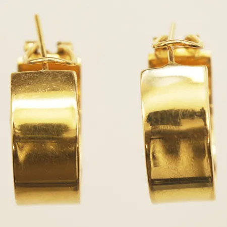 Ett par örhängen Ø23mm bredd 9,1mm, 18K  Vikt: 7,2 g