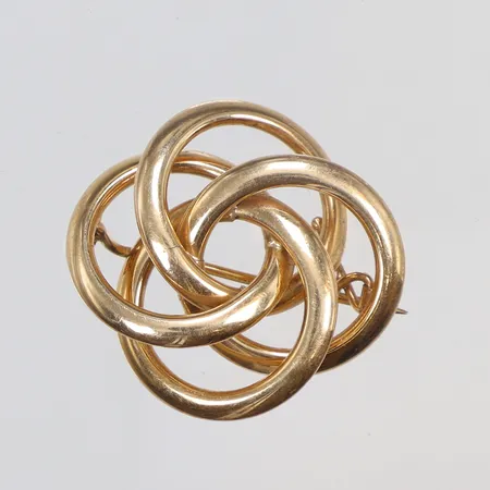 Brosch 25x25mm, 18K Vikt: 3,1 g