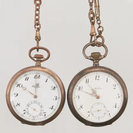 2 Fickur, defekta, 49-51mm 800/1000 Silver.