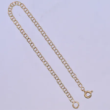 Armband Bismarck längd 18,5 cm, bredd 3 mm 18K. Vikt: 1,8 g