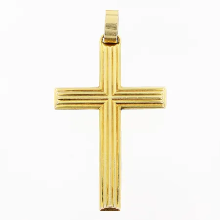 Hänge kors längd 55mm, bredd 30mm, 10K Vikt: 3,4 g