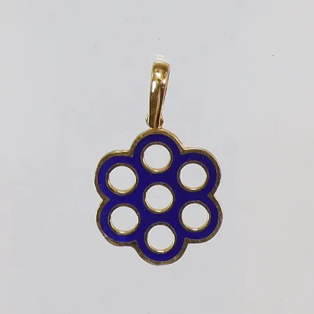 Hänge med emalj 15x24mm inklusive hängöglan 21K Vikt: 1,6 g