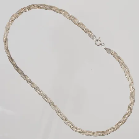 Collier 40cm ögla saknas 925/1000 Silver 8,9g.