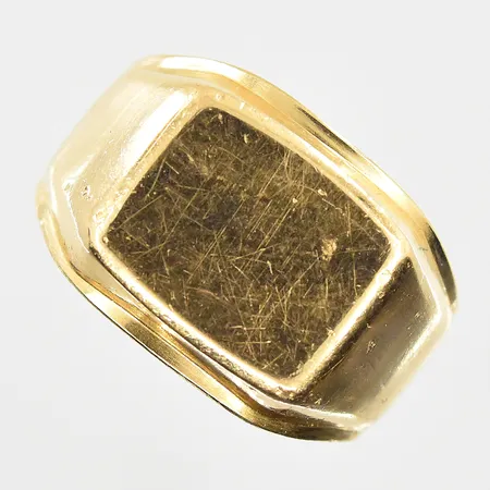 Klackring stl:18¼ bredd 4-14mm, 18K. Vikt: 3,6 g