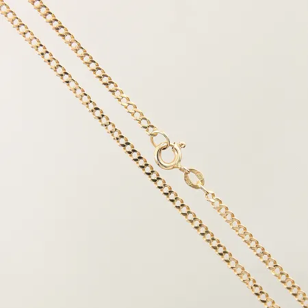 Kedja Pansar längd 46cm bredd 2,2mm 18K Vikt: 5,3 g