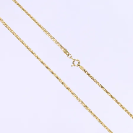 Halskedja Rävsvans längd 46cm bredd 2mm 18K Vikt: 2,9 g