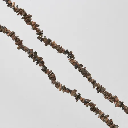 Stencollier med tigeröga, ca 82cm Vikt: 0 g