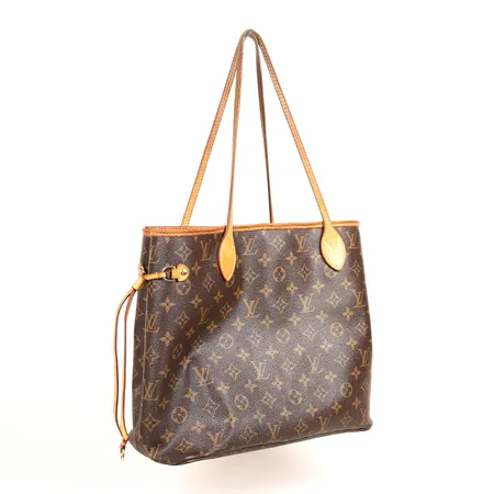 Väska Louis Vuitton, Neverfull MM Monogram Canvas, datecode: TJ1134, ca 45x28x19cm, bruksslitage, fläckar, slitna läderdetaljer, kopia på köpbevis från Louis Vuitton  Vikt: 0 g