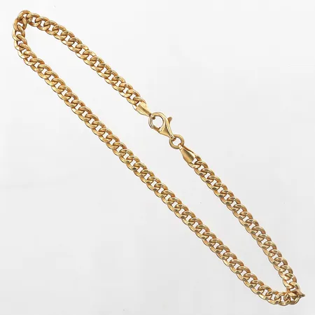 Armband Pansar längd 22cm, bredd 4mm, 14K.  Vikt: 3,1 g