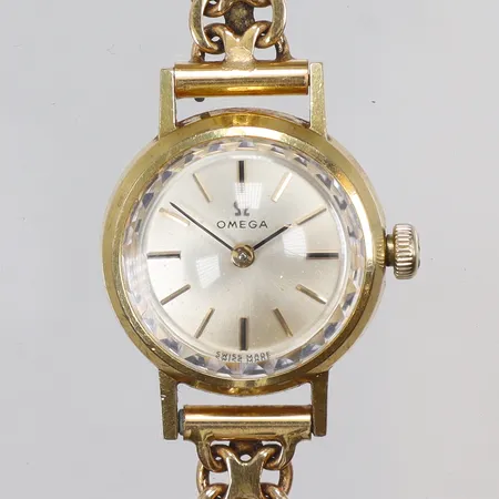 Damur Omega 18K i länk och boett, bruttovikt 22,9g