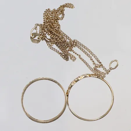 Diverse guld defekt 14K Vikt: 3,4 g