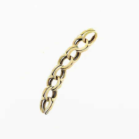 Del av länk, skeva länkbitar, 18K Vikt: 0,2 g