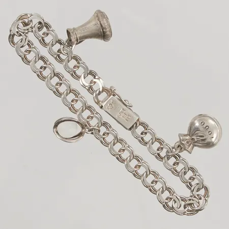 Armband Bismarck 18,5cm 830/1000 Silver 13,3g.