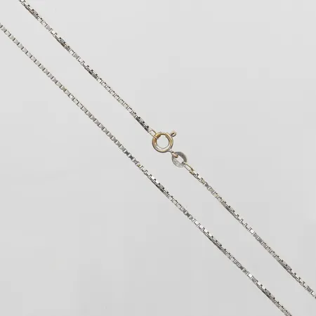 Kedja Venezia längd 46cm, bredd 1mm, vitguld, 18K Vikt: 5,5 g