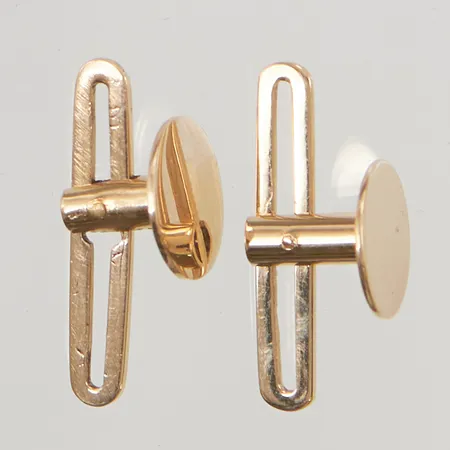 Skjortknappar 9mm 18K 2,5g.