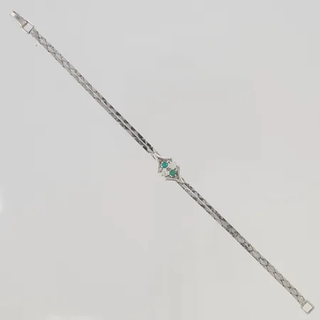Armband 18,5cm stenar 925/1000 Silver 7,1g.