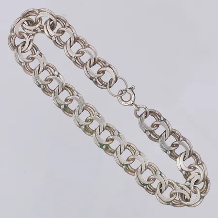 Armband Bismarck 18,3cm bredd 8,7mm, 830/1000 silver Vikt: 12,7 g