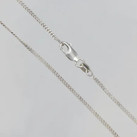 Kedja Pansar 45cm bredd 1mm silver 925/1000 Vikt: 3,1 g