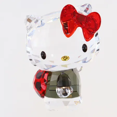 Figurin Hello Kitty Swarovski kristall höjd 5cm.