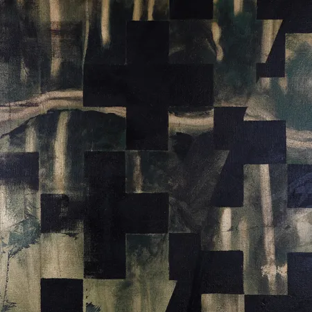 Tavla Ulrik Samuelson utan titel, olja på duk, signerad och daterad 2006 á tergo, 100x98cm.  Skickas med postpaket.