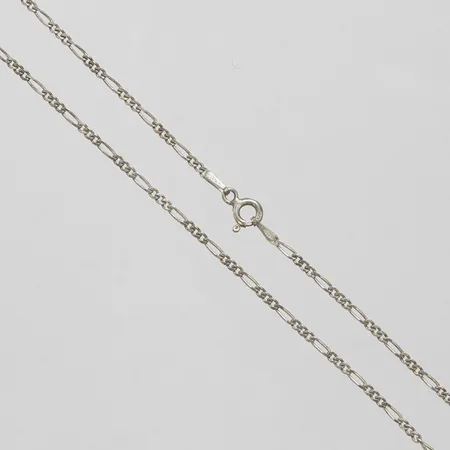 Kedja Figaro, längd ca 55,5cm, bredd ca 1,5mm, 925/1000 silver Vikt: 3,4 g