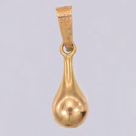 Hänge droppe Svedbom 18mm, 18K Vikt: 0,4 g