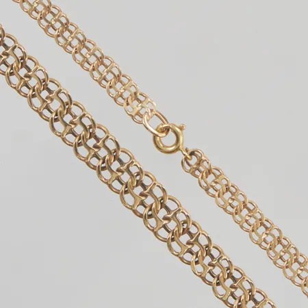 Collier 44cm bredd 4-6mm 18K 12,4g.