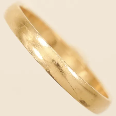 Ring slät, stl 19, bredd 2,9mm, gravyr, Schalins 18K Vikt: 2,5 g