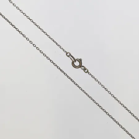Kedja, Ankar, längd: 47 cm, bredd: 1 mm, silver. Vikt: 1,3 g
