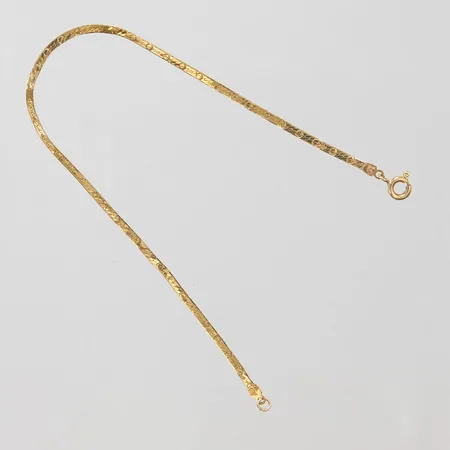 Armband, 18cm, bucklor, 14K, Vikt: 1,3g Vikt: 1,3 g