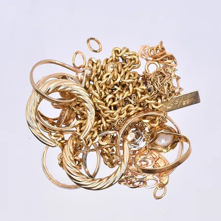 Diverse guld 18K. Vikt: 36,9 g