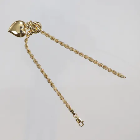 Armband Cordell med berlock, längd 19cm, bredd 3-25mm, 18K Vikt: 6,6 g