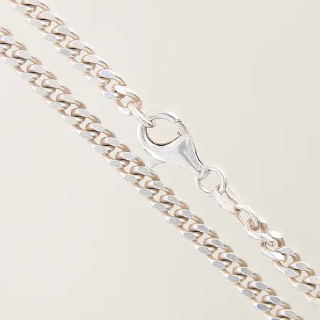 Kedja Pansar Guldfynd längd 55cm bredd 4mm silver 925/1000