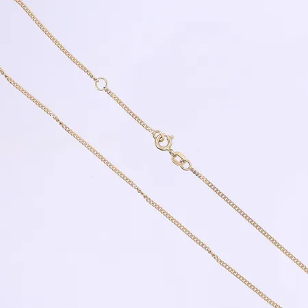 Halskedja pansar 31/33cm, bredd 1,5mm, 18K Vikt: 2,6 g